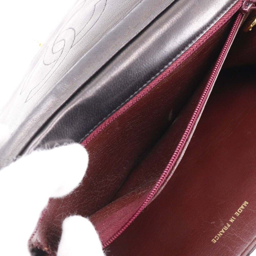 CHANEL Black Lambskin Leather Shoulder Bag - Picture 6 of 16